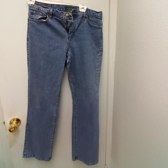 LRL Ralph Lauren Jeans Co Woman's Size 14 Classic Straight Leg - Picture 1 of 3